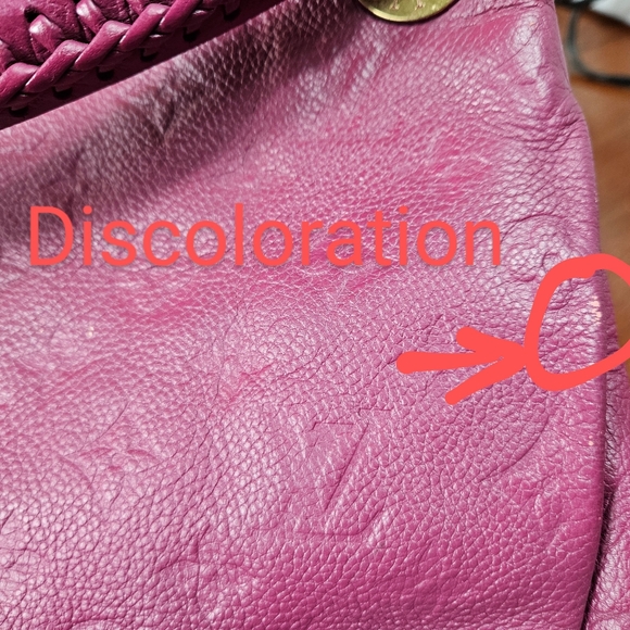 Authentic Louis Vuitton Empreinte Artsy Mm Burgundy Infini Monogram Leat… - Picture 13 of 13